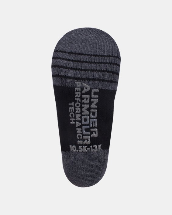 Boys' UA Performance Tech 6-Pack Socks, Black, pdpMainDesktop image number 1